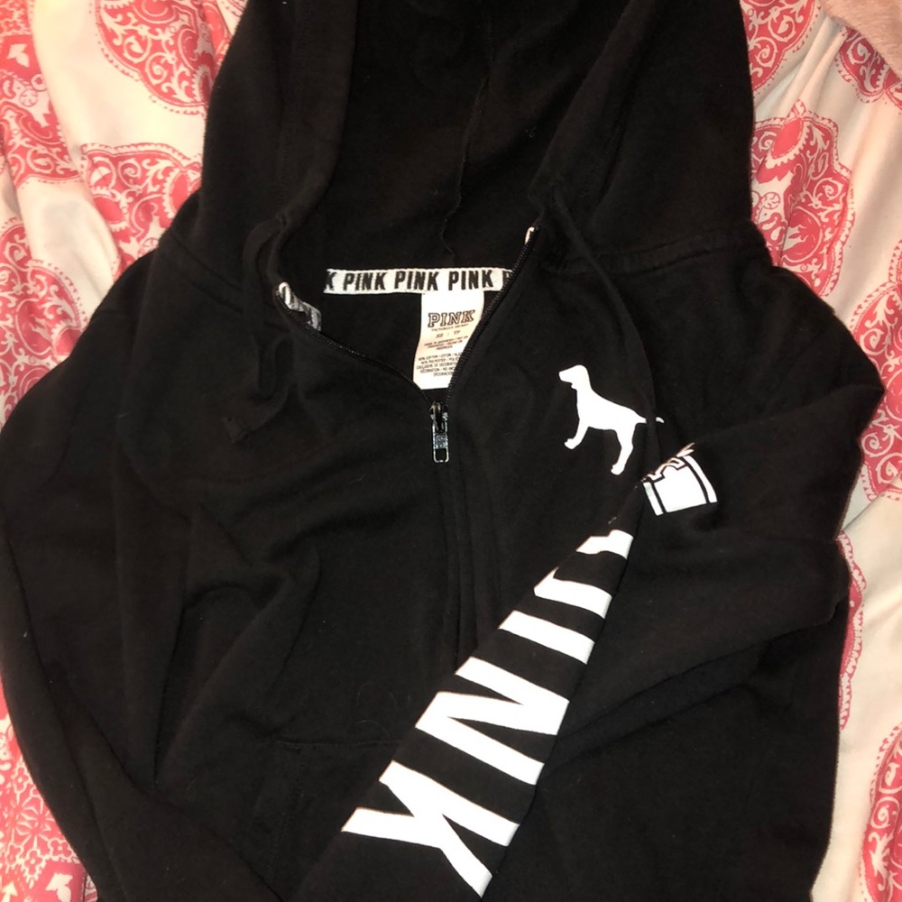 black PINK zip up